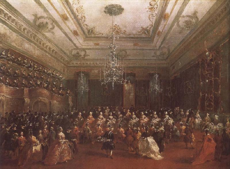 Francesco Guardi Ladies-Concert at the Philharmonic Hall oil painting image